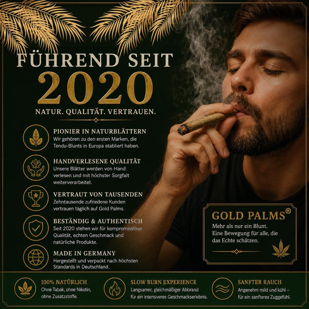 GOLD PALMS® Rose Blunt Tubes
