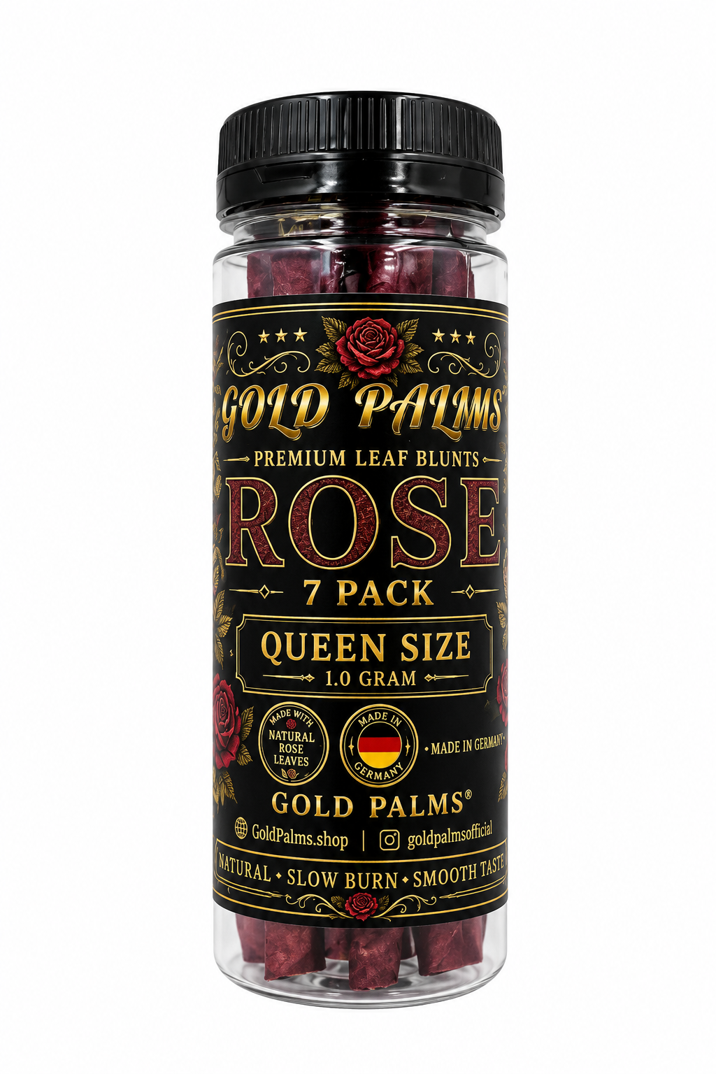 GOLD PALMS® Rose Blunt Tubes – Detailansicht