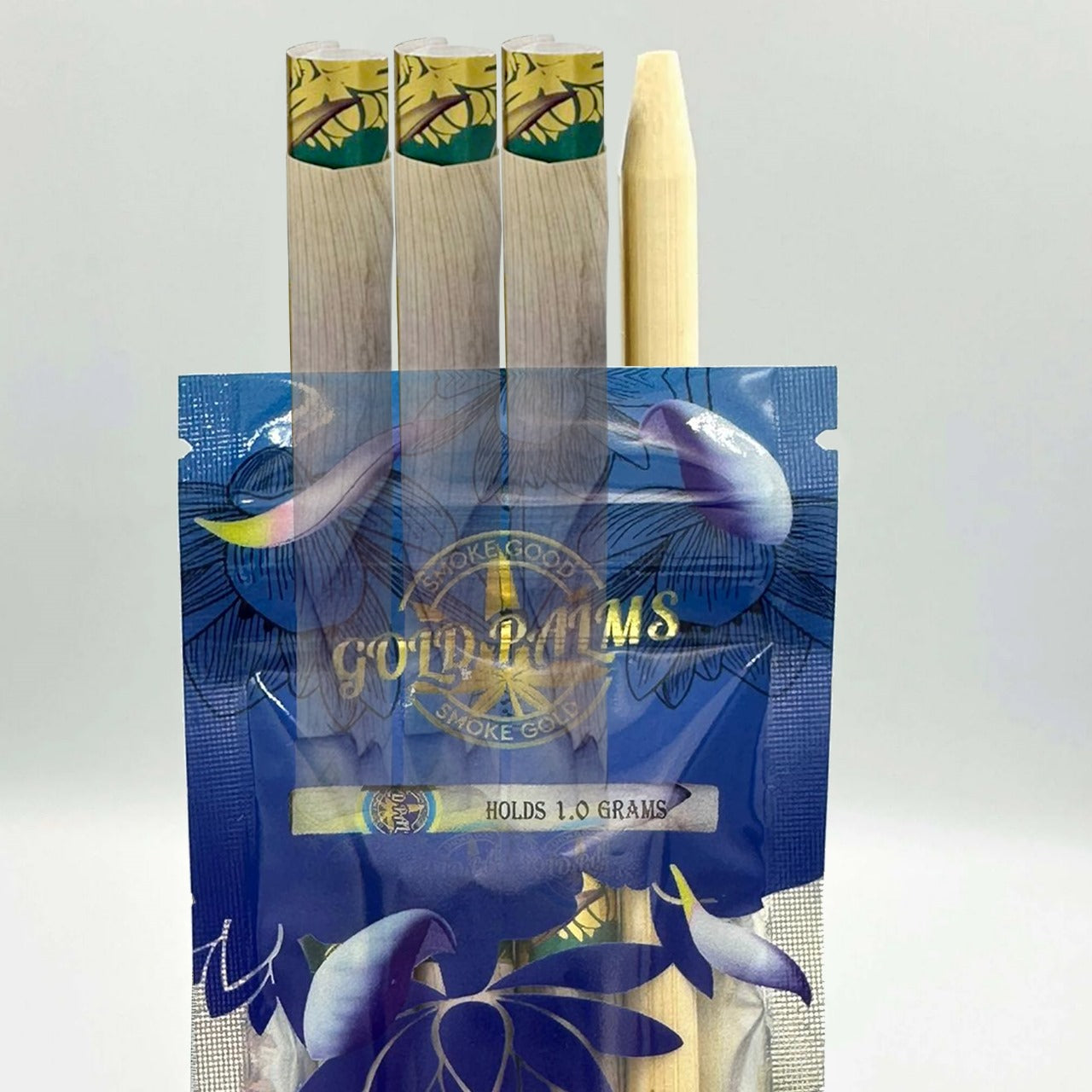 Gold Palms Lotus Cones