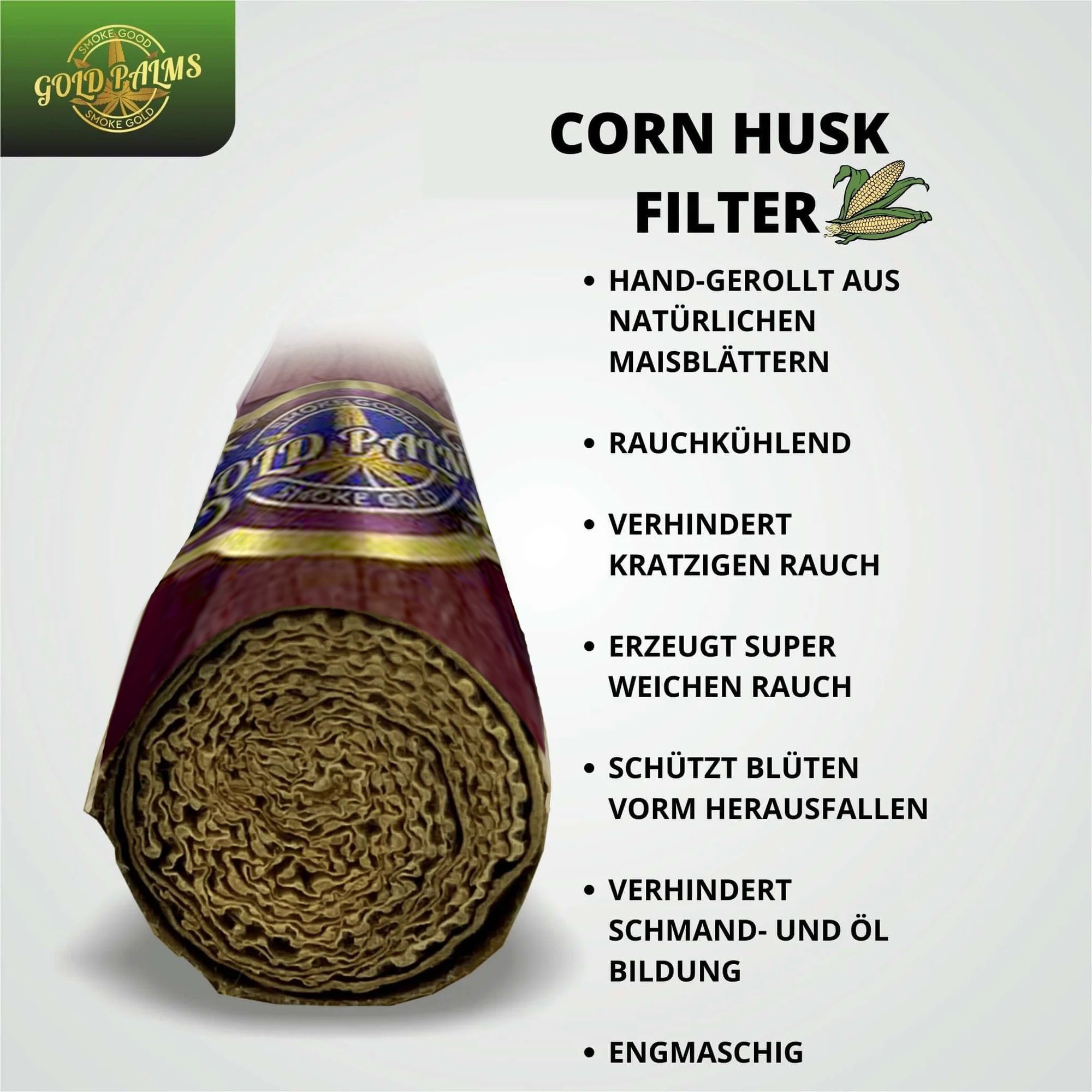 GOLD PALMS® Rose Cones 3er Pack