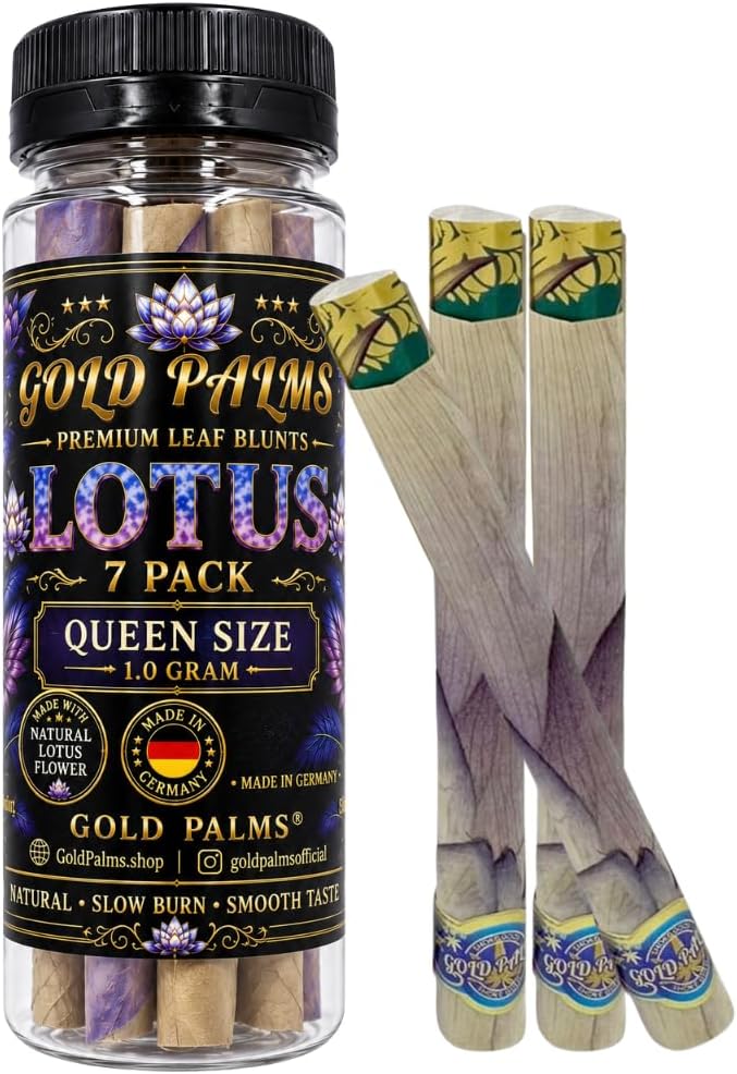 GOLD PALMS® Lotus Blunt Tubes