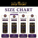 GOLD PALMS® Lotus Blunt Tubes
