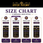 GOLD PALMS® Lotus Blunt Tubes
