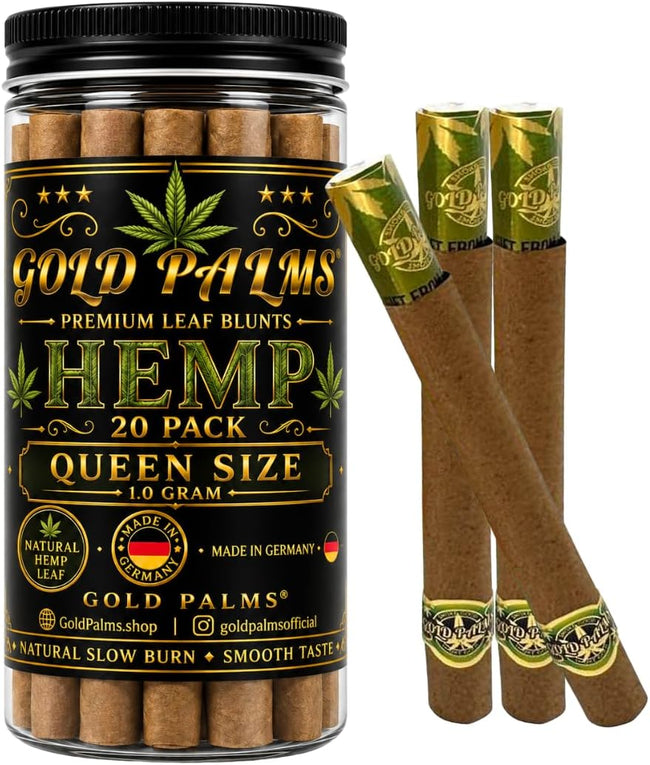 GOLD PALMS® Hemp Blunt Tubes