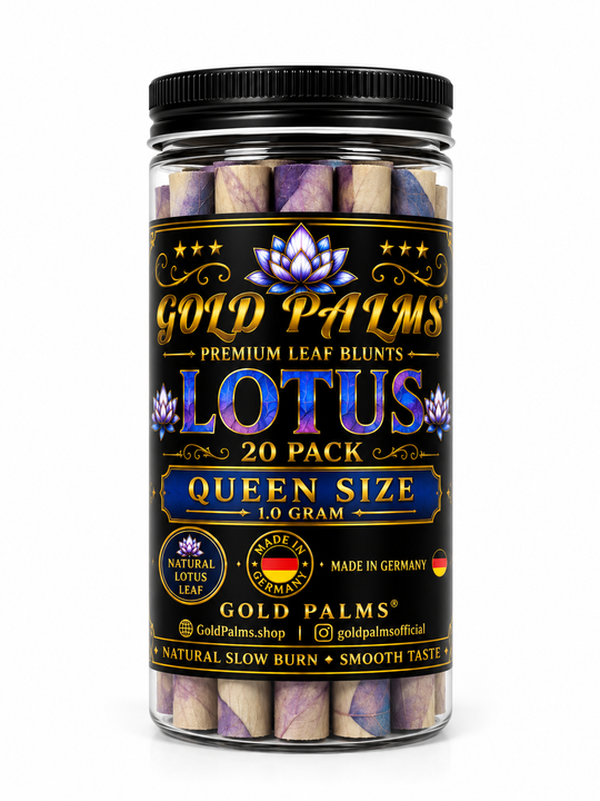 GOLD PALMS Lotus Blunt Tubes Dukie 7er
