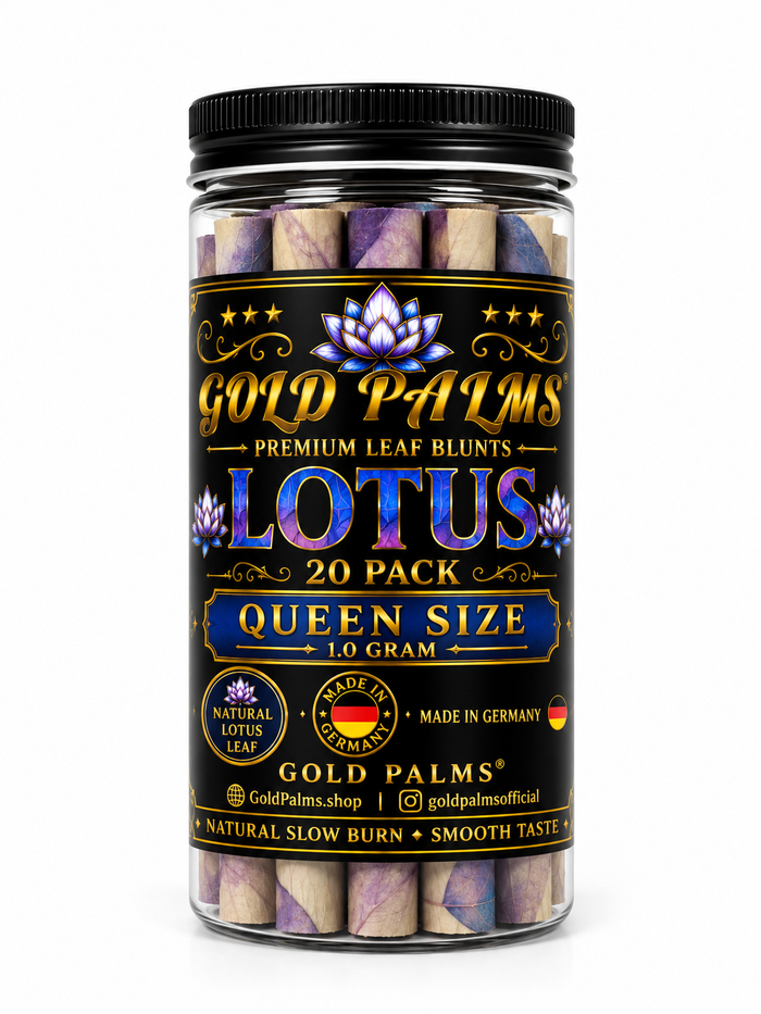 GOLD PALMS® Lotus Blunt Tubes