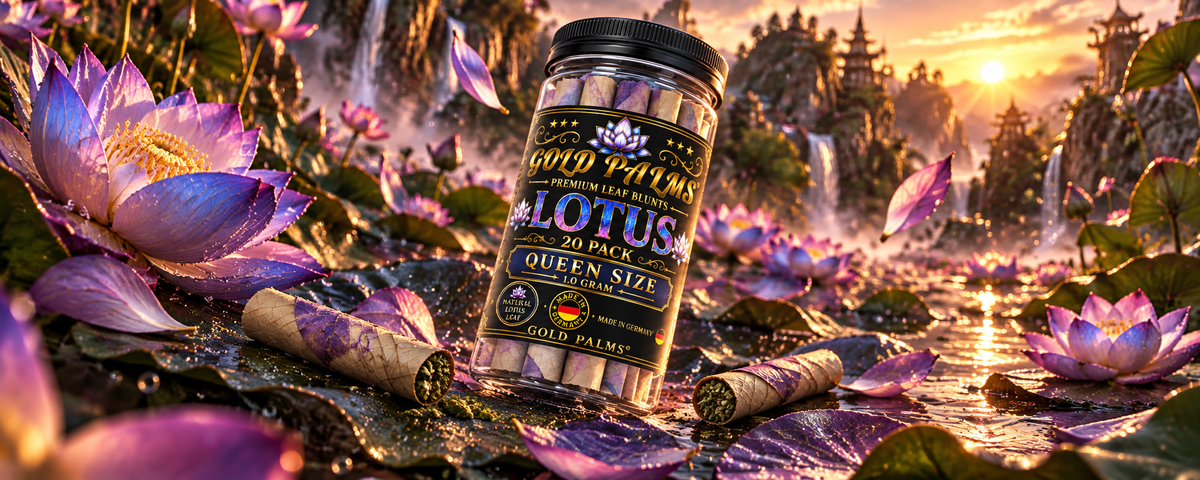 GOLD PALMS® Lotus Blunt Tubes