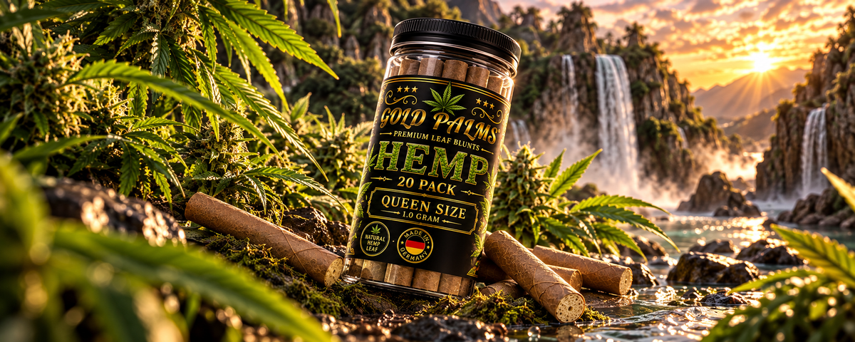 GOLD PALMS® Hemp Blunt Tubes