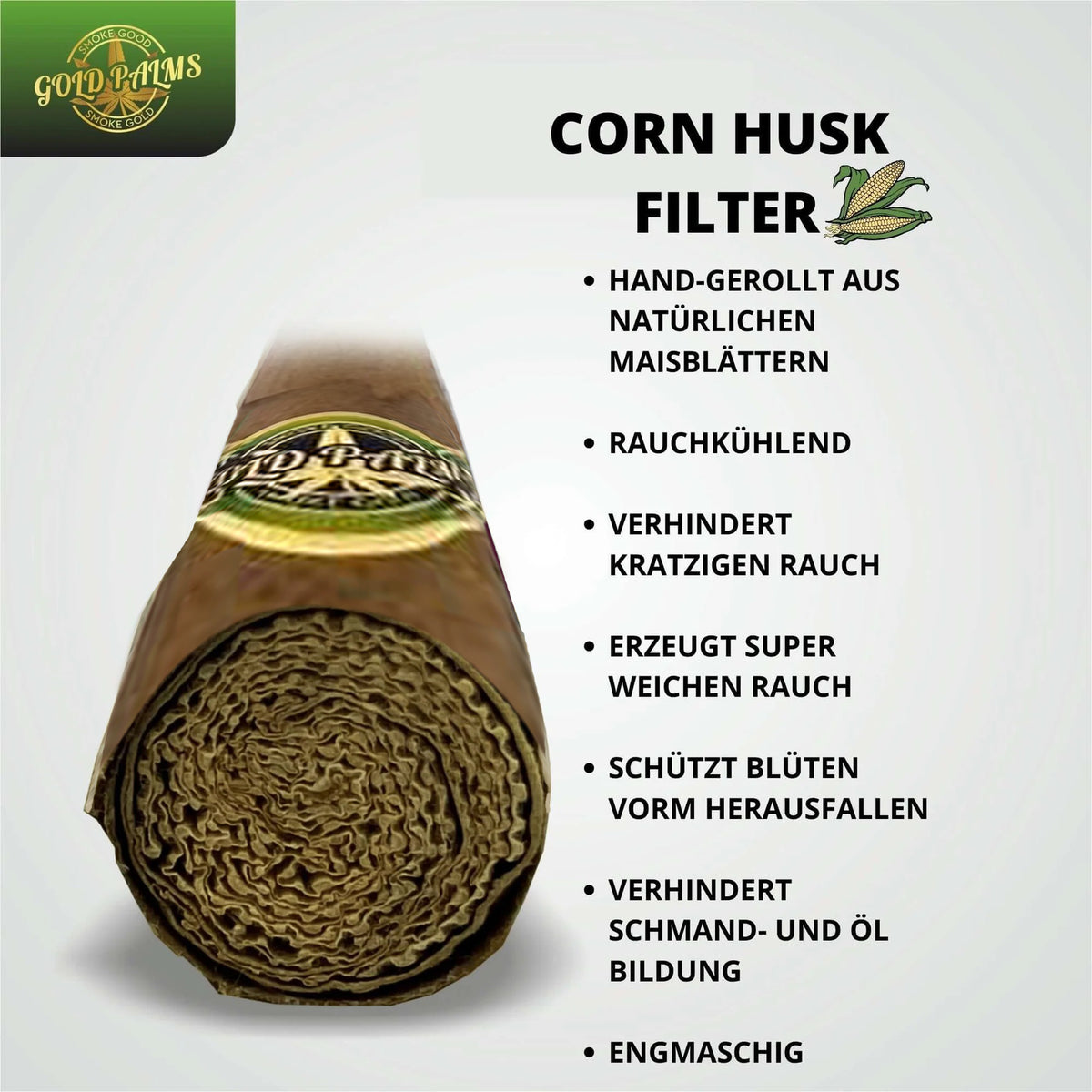 GOLD PALMS® Hemp Cones 3er Pack