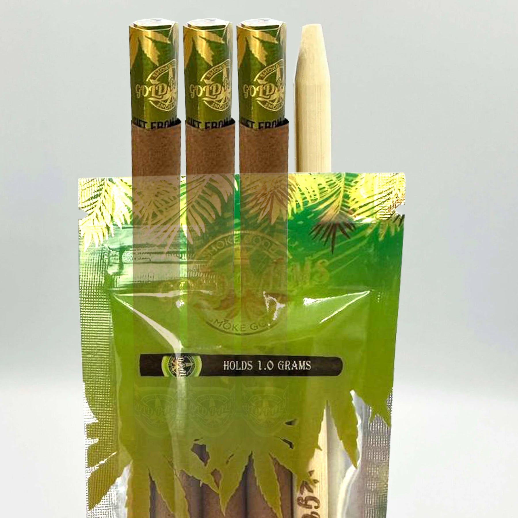 GOLD PALMS®Beedi Blunt Wraps - 2er Pack - 100% Organic