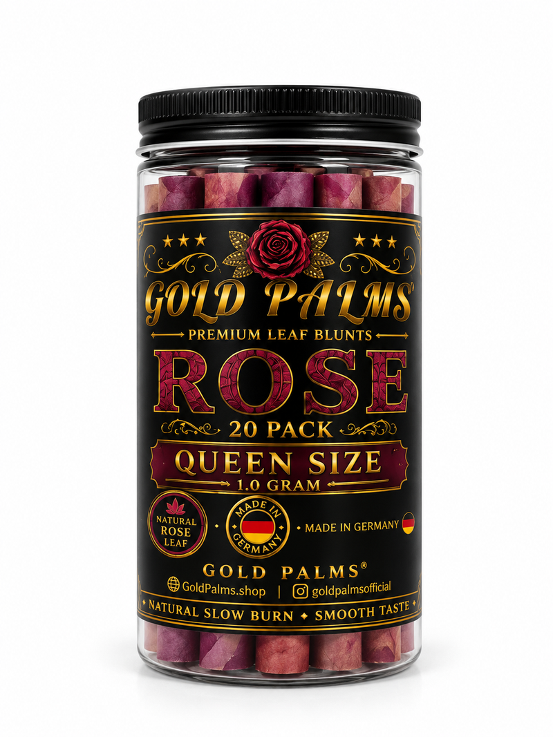 GOLD PALMS® Rose Blunt Tubes – Produktansicht