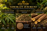 GOLD PALMS® Hemp Blunt Tubes – Detailansicht